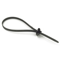 Us Cable Ties Cable Tie, 15 in., Button Head, UV Black Nylon, 10PK BH15B10